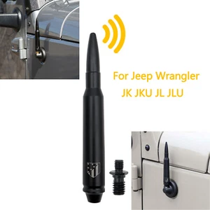 5.7 inch Black Antenna Mast  for JEEP WRANGLER JK/JL 2007-2022 GLADIATOR 2020-22 - Picture 1 of 11