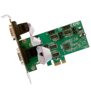 IO Crest SI-PEX15057 PCI-Express 4-Port DB9 Serial (RS-232) Card Asix99100 - Picture 1 of 1