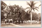 Carte postale vintage The Circle Sebring, Floride The Sunshine State Salvation Army A395