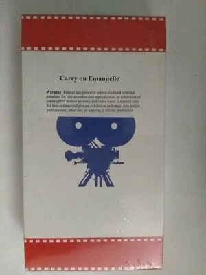Carry on Emanuelle - VHS TAPE - 1978 - New - Image 1 of 2