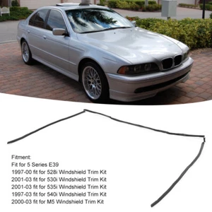 Car Front Windshield Trim Seal Molding Weatherstrip 51318159784 For 5 Series E39 - Picture 1 of 12