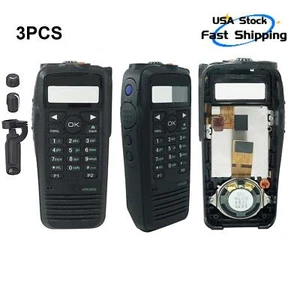 3PCS Replacement Housing Case for XPR6550 Radio with Speaker & Knobs - Zdjęcie 1 z 6