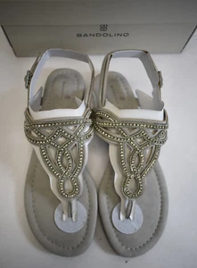 Bandolino Womens Kali T-Strap Flat Sandal Adjustable Ankle Strap Shoes Size 9.5 - Picture 1 of 6