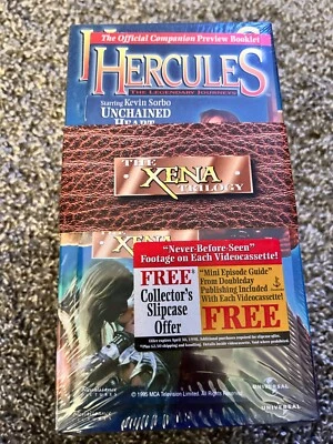 Hercules Legendary Journeys: Xena Trilogy VHS 3 Volumes & Booklet. Rare Edition - Image 1 of 4