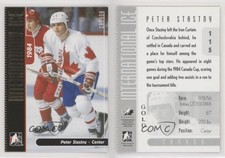 2006 In the Game-Used International Ice Signature Series Gold /10 Peter Stastny