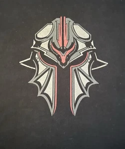 Dragon Age Vintage T shirt XL Helmet Black Very Good Condition - Picture 1 of 3