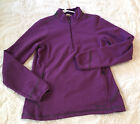 MARMOT Purple 1/4 Zip Women's Medium Pullover Sweater-NICE
