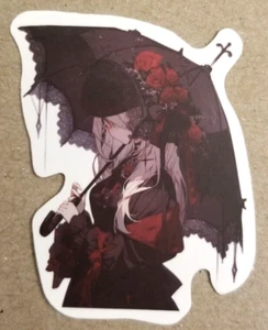 Halloween Sticker Witch Vampire Roses Gothic Steampunk Victorian Era Anime Manga - Picture 1 of 3