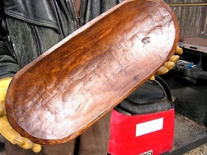 Tazón de masa de madera, pieza central de mesa 2696 - Imagen 1 de 3