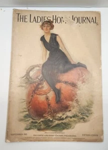 The Ladies Home Journal, antik, Ephemera, Magazin September 1915 - Bild 1 von 4