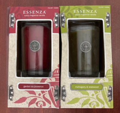 Essenza роскошный аромат 6,5 унций свечи сад Au Прованс, красное дерево и тиковое дерево - Изображение 1 из 2