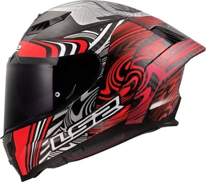 LS2 FF807 Dragon helmet Enthum gloss red carbon - Picture 1 of 7