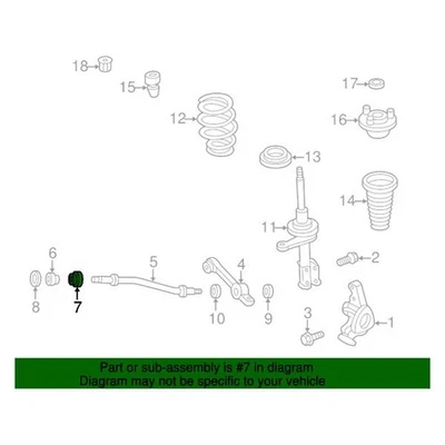 For Chrysler Concorde 2000-2004 Mopar Rear Lower Control Arm Bushing — 第 1/2 张图片