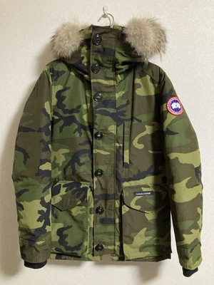 Canada Goose BEAMS Special Order Gladbury Down Jacket S Coyote Fur Camouflage - Image 1 of 4