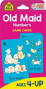 School Zone - Old Maid Numbers Game Cards - Ages 4+, Preschool, Kindergarten, 1s - Picture 1 of 5