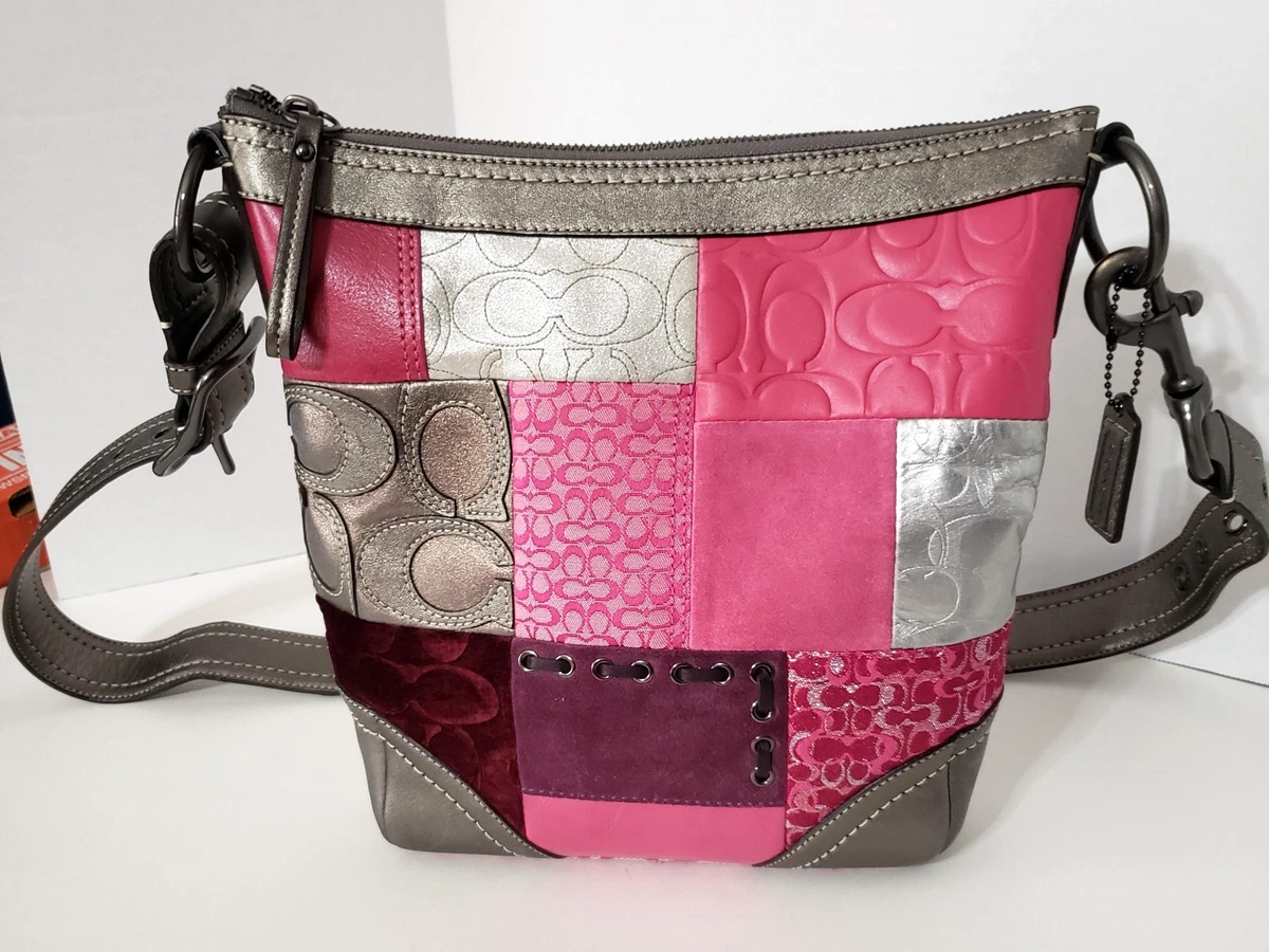 Coach Patchwork Pink Shoulder Bags for Women | eBay
