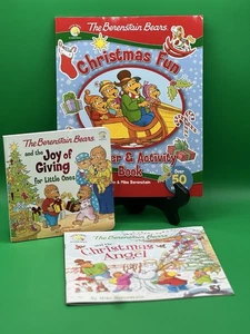 The Berenstain Bears Christmas Book Lot: Board, Activity& Sticker + Paperback - Bild 1 von 9