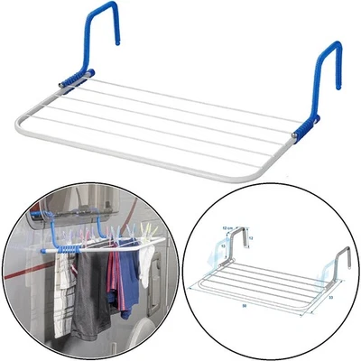 Wäscheständer faltbar 3 m – Wäscheleine & PP Wäschetrockner für Camping & Balkon - Bild 1 von 4