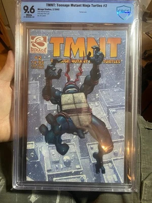 CBCS 9.6 TEENAGE MUTANT NINJA TURTLES TMNT  #2 2ND PRINT VARIANT MIRAGE 2003 - Image 1 of 2