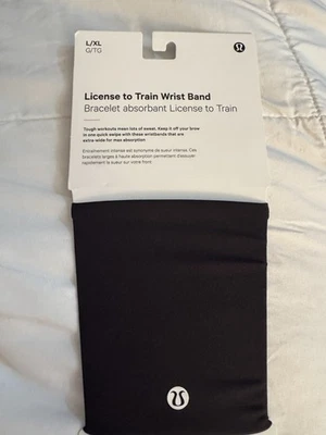 Lululemon L/XL ￼ License To Train Wristband - Image 1 of 2