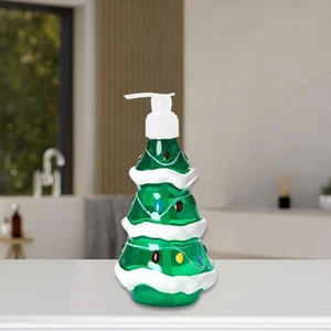 Weihnachten Seifenspender Set, 12oz Nachfüllbar Urlaub Handseife Festliche Dekor - Picture 1 of 11