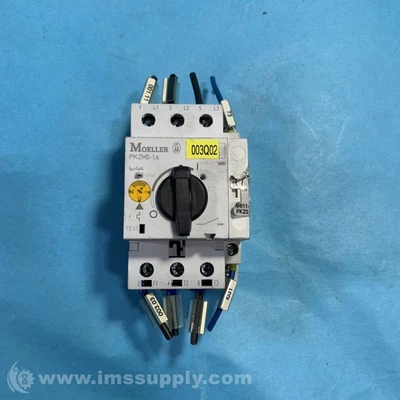 Disyuntor magnético térmico Moeller Electric PKZM0-1.6, 1.6A USIP Foto 1 de 4