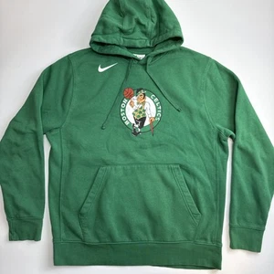 Felpa con cappuccio Nike Boston Celtics uomo grande verde folletto logo - Foto 1 di 7