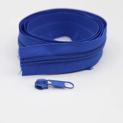 Continuous Zip Nylon chain and sliders Upholstery Cushions 25 Colours 5 Meters - Image 1 of 4