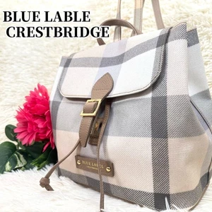 Good Condition Blue Label Crestbridge Plaid Bag Pack PVC - Picture 1 of 13