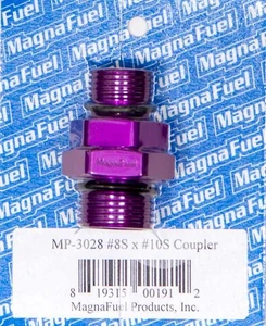 MagnaFuel #10 to #8 Straight Coupler Fitting MP-3028 - Picture 1 of 3