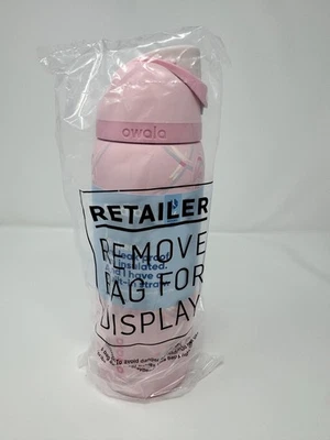 NEW Owala Sugar Plum Fairy Nutcracker FreeSip 32oz Pink Bows Holiday Ribbons - Image 1 of 4