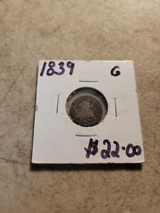 1839 seated liberty half dime