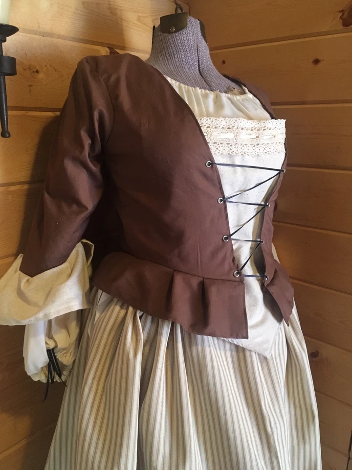 18th Century Colonial Rev War Outlander 1700s Poldark Complete Outfit - Image 1 of 4