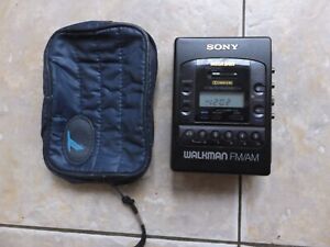 Sony Walkman WM-F2085 Radio FM/AM Cassette Player Mega Bass,  See Description
