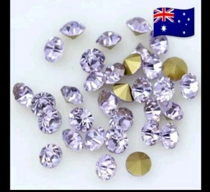 Voilet 1440pcs SS8 2.4MM Pointed Back Diamond 3D Nail Art - Bild 1 von 1