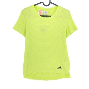 Adidas Climachill Light Green Crew Neck T Shirt Size 11 - 12 Years - Picture 1 of 10