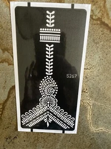 Henna Stencil #S267 - Picture 1 of 7