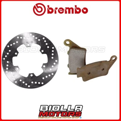 KIT PASTIGLIE + DISCO BREMBO DUCATI SPORTCLASSIC GT 1000 2012 POSTERIORE [65 - F Foto 1 de 4