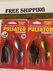 LOT OF 2 Nichols Pulsator 1/2oz Double Willow 2 GREAT COLORS TACKLE BOX FIND