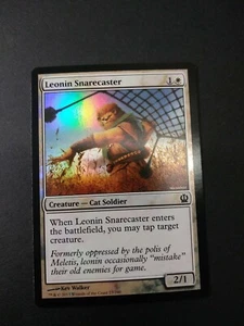 1x Leonin Snarecaster | FOIL | Theros | MTG Magic Cards - Picture 1 of 1