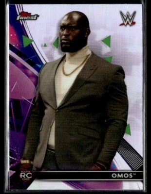 2021 Finest WWE Refractor #28 Omos RC  W01R01B - Image 1 of 2