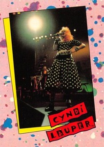 1985 Topps Cyndi Lauper #16 Girls Just Want To Have Fun True Colors ✨