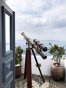 Antique East India Company Floor Telescope on Tripod Perfect For Christmas Gift - Picture 1 of 12