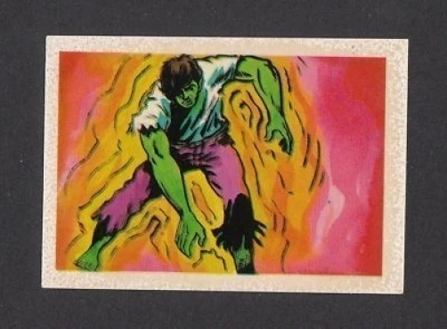 The Incredible Hulk 1970s Belgium Sticker  A - Image 1 of 1