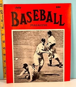 🔥 July 1938 Baseball Magazine Frankie Crosetti Yankees Cover HIGH GRADE! 🔥 - Picture 1 of 2