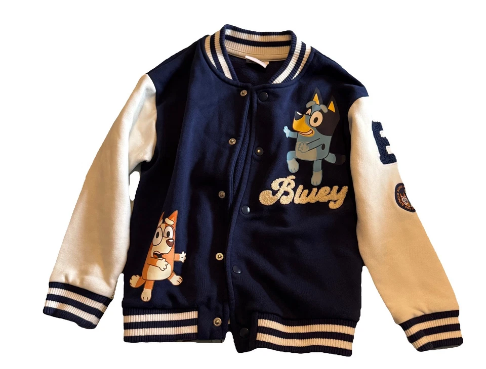 TU Bluey Bomber/Varsity Jacket 4-5 Years New  - Image 1 of 3