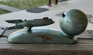 Cool Rocket To The Moon Advertising Postal Credit Union Bank Vintage Strato Bank - Picture 1 of 13