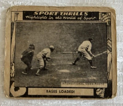 1948 SWELL SPORT THRILLS #11 BASES LOADED GROVER CLEVELAND ALEXANDER EX-MT - Image 1 of 2