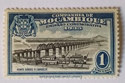 Sello de la Compañía Mozambique, 1935, sc#164, como nuevo, con bisagras, DG Foto 1 de 2