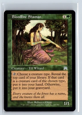 BLOODLINE SHAMAN - Onslaught – MTG Magic the Gathering Card - Uncommon - Image 1 of 4